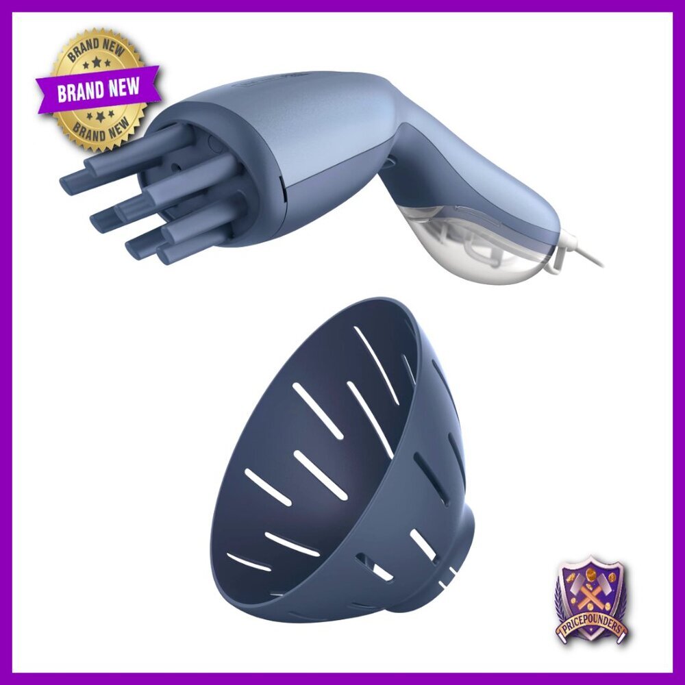 Portable Hair Steamer with Diffuser Attachment for Curls Detangling Volumizing